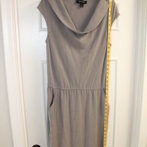 St John cowl neck dress